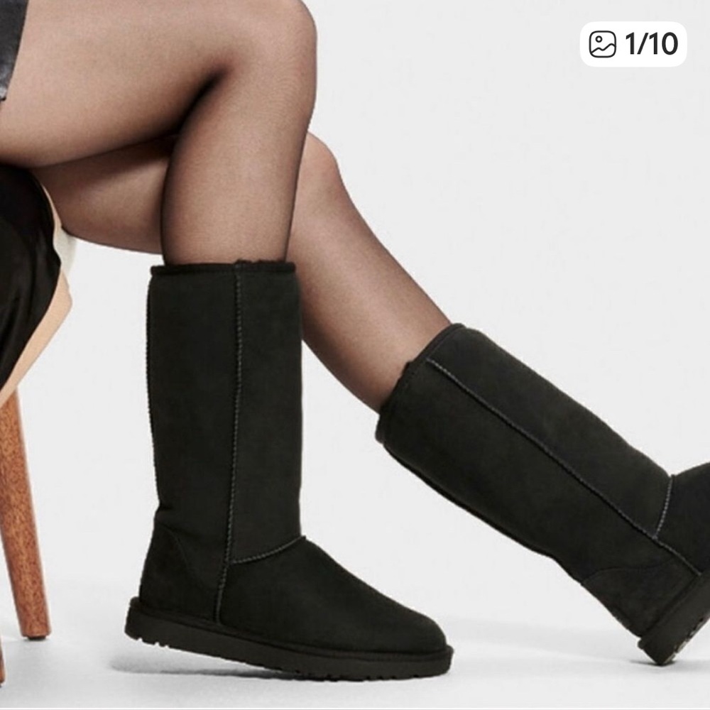 UGG CLASSIC TALL II BOOTS (9) Black